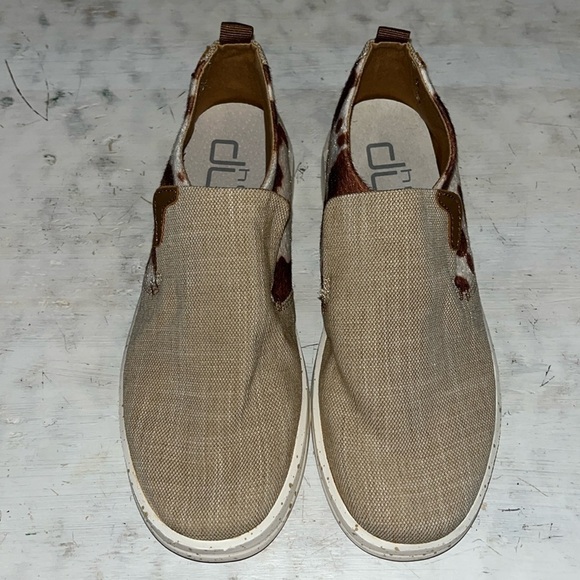 Hey Dude Ladies Wendy Emma Chocolate Mix Slip On Shoes NWOT | size 6 - Picture 3 of 8